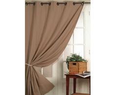 HomeMaison HM69850293 Rideau Spécial Rentrée Étudiants Bachette Lin