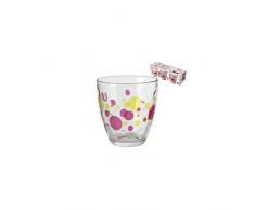 Pasabahce Gobelet à Eau Verre Pois Confection 6 Pièces