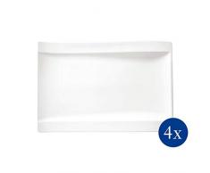 Villeroy & Boch Newwave Lot de 4 assiettes