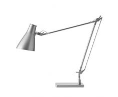 Manade Solus 2 S (24) LED a + +, lampe de bureau, métal, 6 W, E27, argent, 22 x 19 x 80 cm