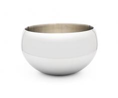 Bredemeijer 8722070 Vasque Ã Champagne Belly, Double Paroi, Acier Inoxydable, Argent, 34,5 x 34,5 x 19,5 cm
