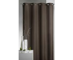 Home Maison 851163 Rideaux Obscurcissant Polyester Chocolat 140 x 260 cm