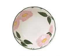 Villeroy & Boch Rose Sauvage HÃ©ritage Plat creux, Porcelaine Premium, Blanc/Multicolore