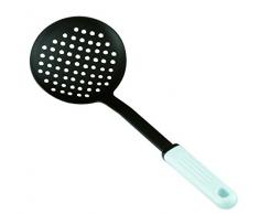 IBILI 757300 Ecumoire Nylon, Blanc/Noir, 11 cm