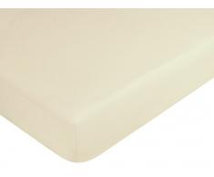 Vent Du Sud Drap Housse, Coton, NacrÃ©, 200x180x30 cm