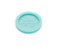 Kitchen Craft Moule Sweetly Does It-Joyeaux Anniversaire en Silicone, Bleu, 9 x 12 x 16 cm
