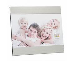 Deknudt Frames S67AA1 Cadre Photo Bord Dessus et Dessous Argent 15 x 20 cm