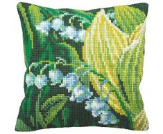 Collection DArt 5121 Muguet Droite Kit de Coussin Gros Trous Coton Multicolore 50 x 45 x 0,1 cm