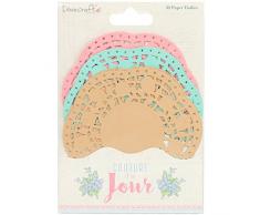 Dovecraft Couture du Jour Napperons en Papier Multicolore