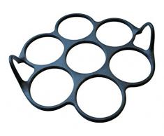 Patisse 19233 Moule Ã 7 Blinis Silicone Starflex Noir 7 cm