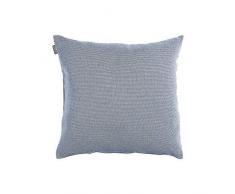 LINUM Pepper Housse de Coussin, Coton, Gris Tempête Bleu, 40 x 40 cm