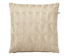 Dutch Decor Coussin Contro 45x45 cm dorÃ© - Coussins DÃ©co - Oreiller DÃ©coratif - DÃ©houssable - ZippÃ©