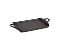 Valira 4635/25 Plancha Premium de 28x21 cm fabriquÃ© en Espagne, en Fonte daluminium avec Anti-adhÃ©rent Ã©cologique renforcÃ©, apte pour linduction, Noir