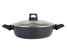 Casserole Basse Amercook Avocado avec couvercle 26 cm
