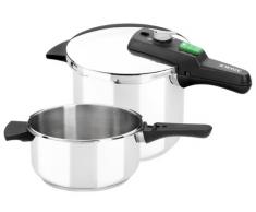 Monix Quick - Set de Deux autocuiseurs Rapides de 4 y 6 litres