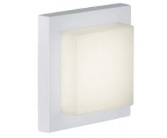 TRIO, Applique, Hondo incl. 1 x LED,SMD,3,5 Watt,3000K,330 Lm. Plastique, Blanc, Corps: Fonte daluminium, Blanc L:14,0cm, H:14,0cm, P:6,0cm IP54