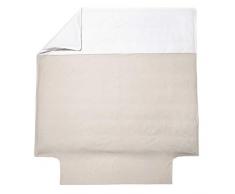 Blanc des Vosges Mystery Housse de Couette, Coton, Lin, 240 x 220 cm