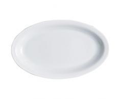 Saturnia Plat Ovale cm.32Â Rome/Blanc