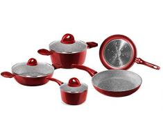 Aeternum Lot de poêles et casseroles Pile, 8 pièces 8 pezzi