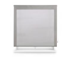 Blindecor Ara Store Enrouleur Translucide Uni, Gris Argent, 120X175 cm
