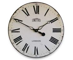 Smiths Horloge Murale en Bois Blanc