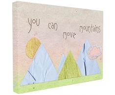 La Collection Stupell DÃ©coration intÃ©rieure surdimensionnÃ© tendue sur Toile DÃ©coration Murale, Multicolore