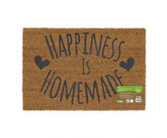 JVL Paillasson Ã©cologique en Fibre de Coco avec Envers en Latex et Inscription Ã lâAvant, Latex Fibre de Coco., Marron, Taille Unique