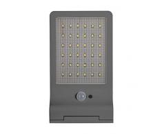 OSRAM - Projecteur ExtÃ©rieur Solaire DoorLED Solar - Etanche IP44 - DÃ©tecteur de Mouvement - Gris Alu