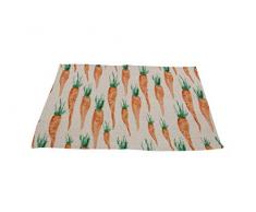 Gisela Graham Set de Table en Tissu imprimÃ© Carottes