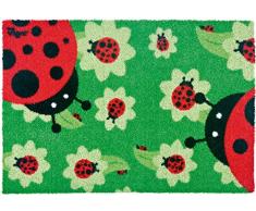 VIGAR Paillasson Ladybug Essential Noir/Rouge/Vert