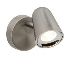 Brilliant AG G50610/13 Spot patÃ¨re LED, MÃ©tal, IntÃ©grÃ©, 4 W, Acier