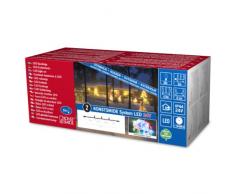 Konstsmide 4650-503 Hightech SystÃ¨me Rallonge SupÃ©rieure Guirlande 50 LED Multicolores Transparent