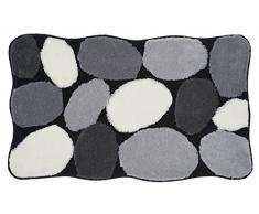 Kleine Wolke 8972926360 Stone Tapis de Bain Noir 60 x 100 cm