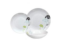 Tognana ME070185594 Service de table 18 pièces, porcelaine