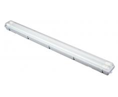 kai plafonnier Ã©tanche appareil dÃ©clairage G13, 36Â W, gris, 126,5Â x 11Â x 9Â cm