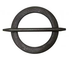 Gardinia Embrasse Ronde en Bois wengé 12 cm, Wood