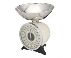 Kitchen Craft Classic Collection Balance de cuisine mÃ©canique Ãmail CrÃ¨me 2 kg