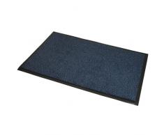 JVL Tapis de Sol trÃ¨s rÃ©sistant, antidÃ©rapant 80Â x 140 cm, Bleu/Noir