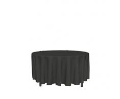 Soleil docre 815233 ALIX Nappe anti-tÃÂ¢ches ronde Polyester Anthracite 180 cm