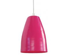 Tosel 12353 Suspension Larsen Acier 100 W E27 Rose