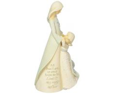 Enesco Foundation Figurine mÃ¨re et Fille, 12,7Â cm, RÃ©sine, Multicolore, 10Â x 10Â x 12,7Â cm