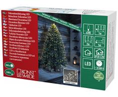 Konstsmide vw-6391â190Â LED Guirlande lumineuseDiamant Lametta pour intÃ©rieur (IP20)/transformateur intÃ©rieur CertifiÃ© VDE/12Â V/200Â diodes blanc chaud/fil argentÃ©