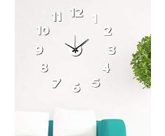 dcasa DCASA Sticker Mural Horloge de cheminÃ©e DÃ©coration de la Maison Unisexe Adulte Couleur Unique