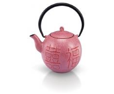 Beka 16409204 Fu Cha Theiere en fonte rose 0.9 l