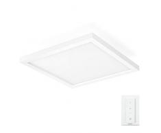 Philips Hue White Ambiance AURELLE Panneau LED 30X30 cm 28 W- Blanc (télécommande incluse)