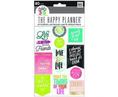 Me & My Big Ideas CreateÂ 365 Lot de 5Â Feuilles de Stickers pour planificateur/Organiseur