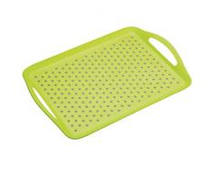 Kitchen Craft CWANTISLIPGRN Plateau, Plastique, Vert, 28 x 28 x 18 cm