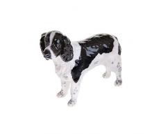 John Beswick Anglais Springer Spaniel Figurine, faÃ¯ence, Noir/Blanc