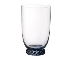 Villeroy & Boch Montauk Aqua Verre, 560 ml, Cristal, Transparent/Bleu