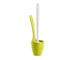 koziol brosse WC Mary Loo, thermoplastic, vert moutarde avec blanc, 10,4 x 21,9 x 42,8 cm